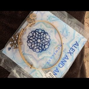 Alex and Ani snowflake bracelet